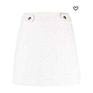 Michael Kors High Waisted Tweed Mini Skirt